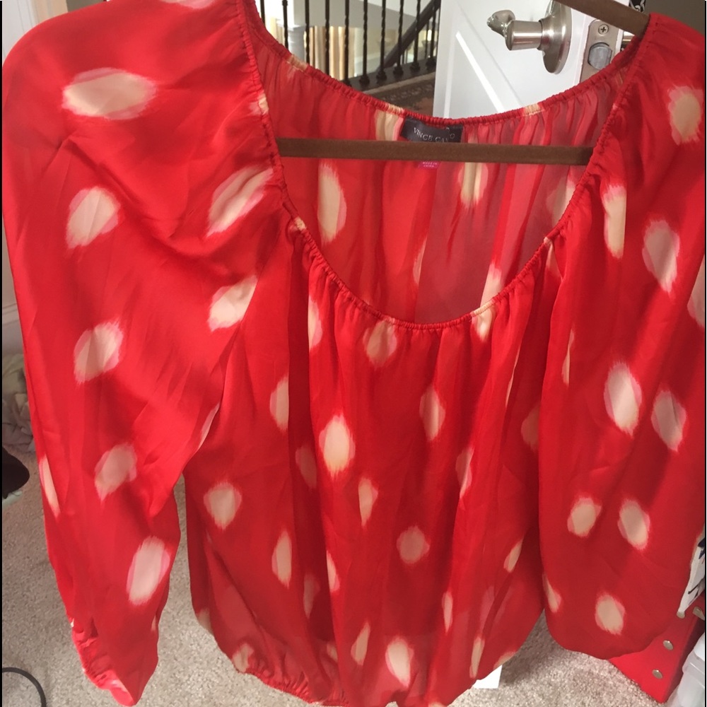 Beautiful red blouse